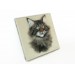 Custom needle felted cat portrait