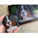 Custom pet portrait fridge magnet 